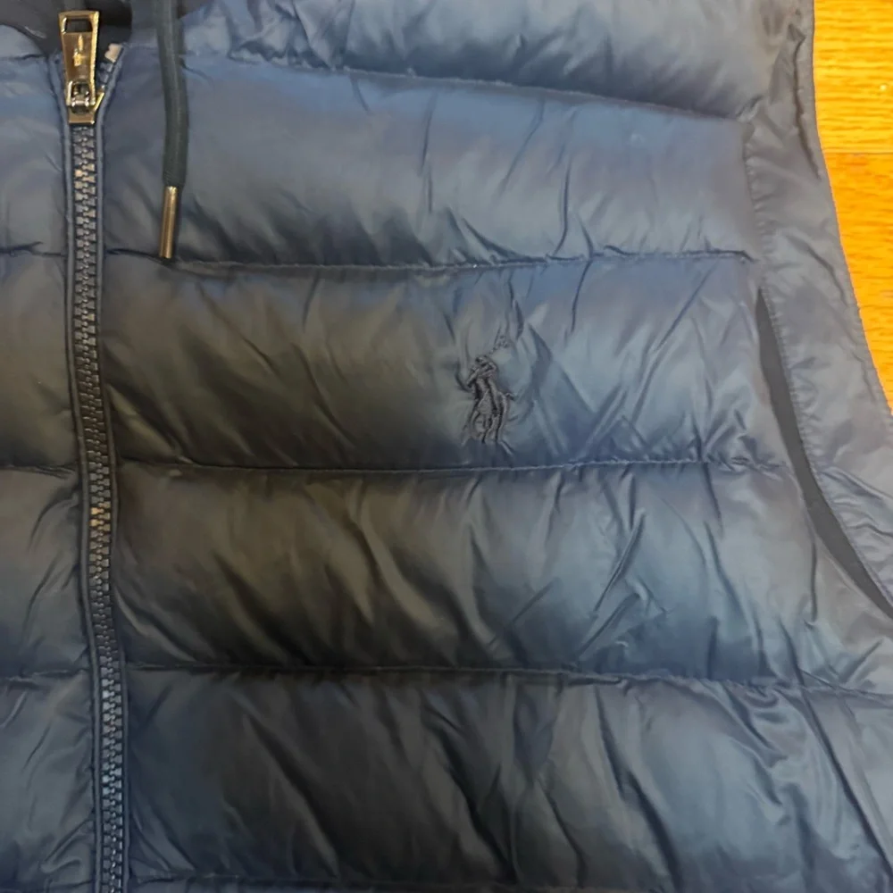 Polo by Ralph Lauren Navy Quilted Down Vest - Picture 2 of 4